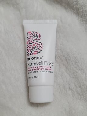New Briogeo Farewell Frizz blow dry cream Heat Protectant Travel Argon Oil .75oz